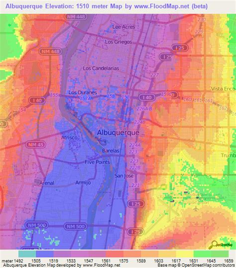what is the altitude of mexico city|albuquerque elevation map.